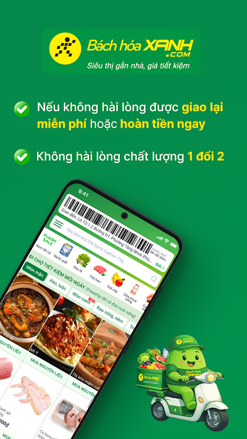 Ảnh chụp màn hình Bách Hóa Xanh 1