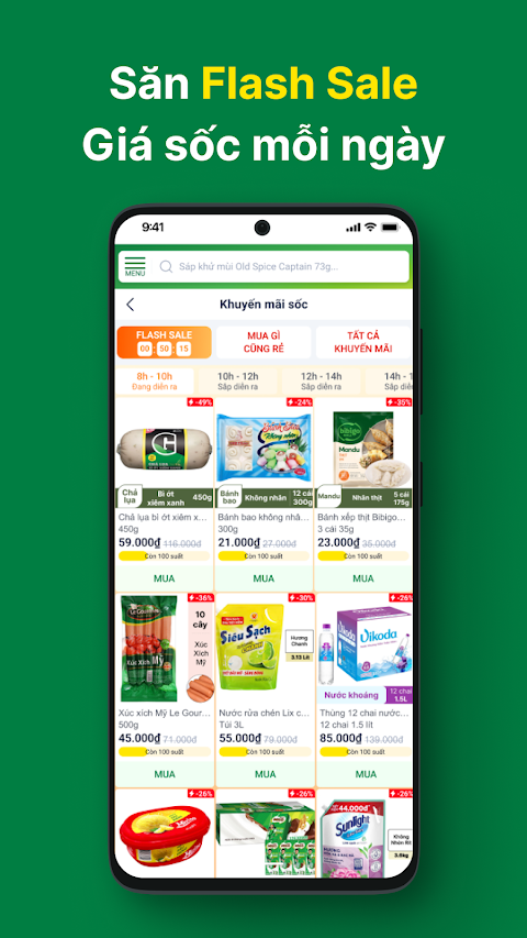 Ảnh chụp màn hình Bách Hóa Xanh 3