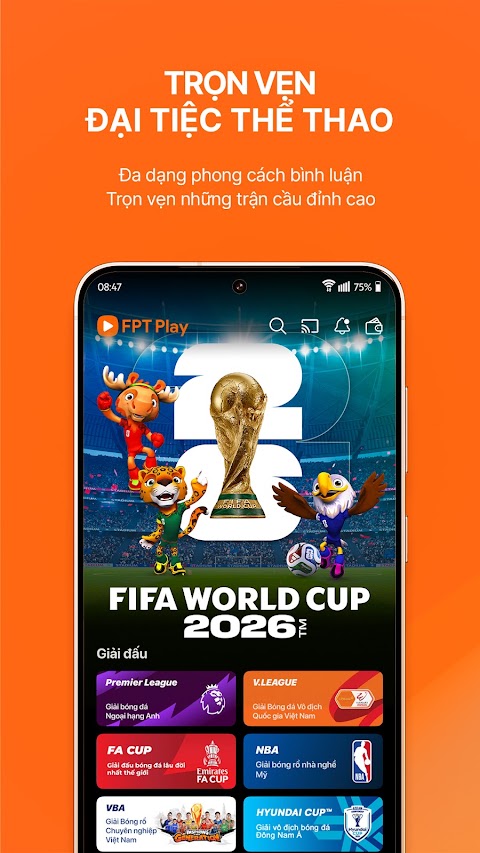 Ảnh chụp màn hình FPT Play 1