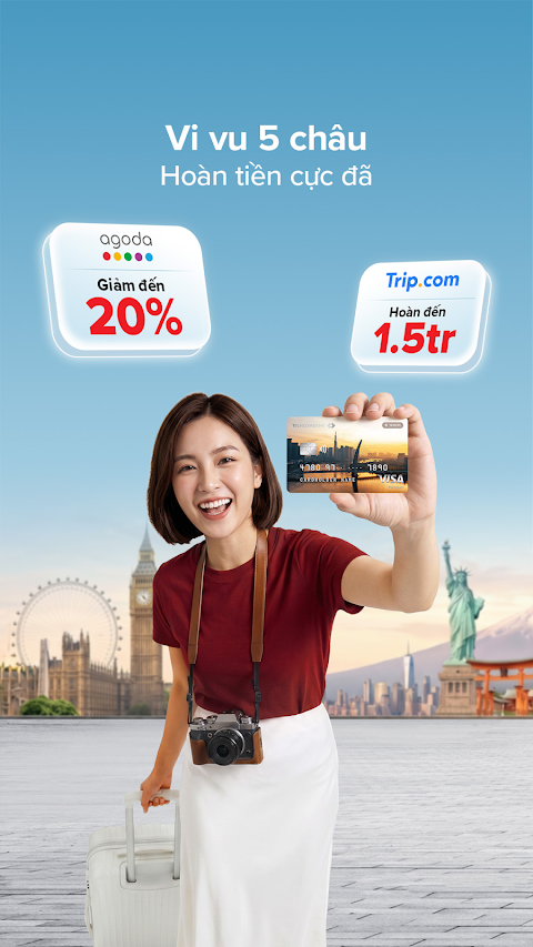 Ảnh chụp màn hình Techcombank Mobile 3