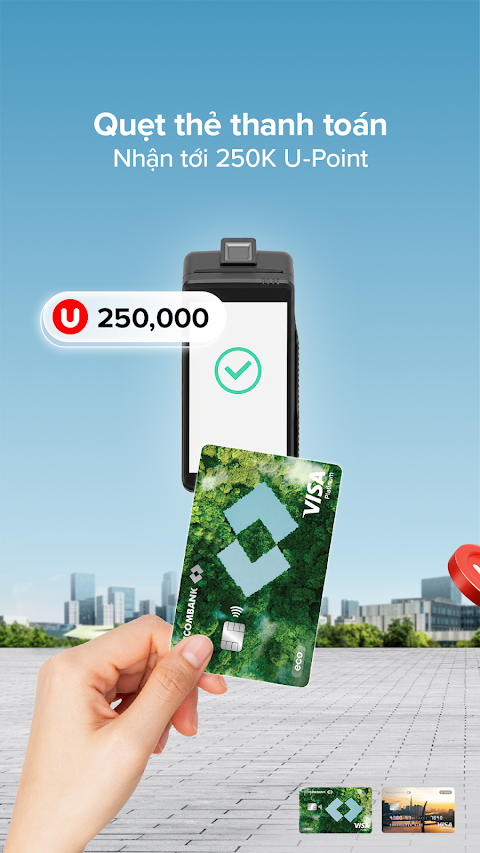 Ảnh chụp màn hình Techcombank Mobile 4