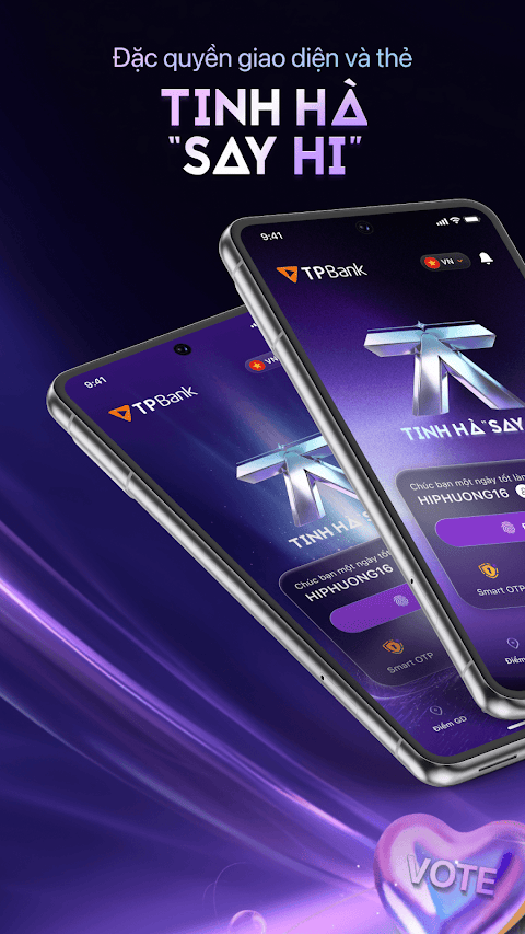 Ảnh chụp màn hình TPBank Mobile 1