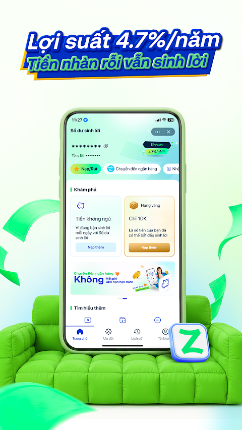 Ảnh chụp màn hình ZaloPay 2