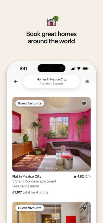 Ảnh chụp màn hình Airbnb 2