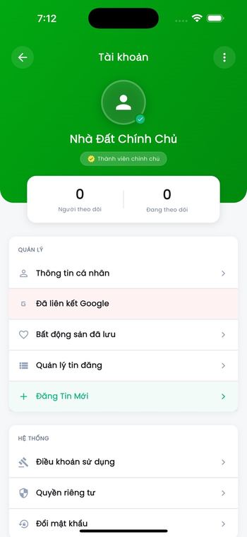 Ảnh chụp màn hình NhaDat888 - Nhà Đất Chính Chủ 3