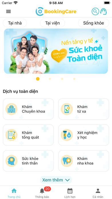Ảnh chụp màn hình BookingCare 1
