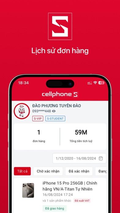 Ảnh chụp màn hình CellphoneS 4