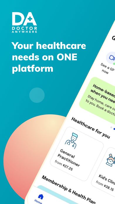 Ảnh chụp màn hình Doctor Anywhere: Healthcare 1