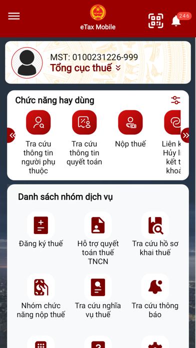 Ảnh chụp màn hình eTax Mobile 4