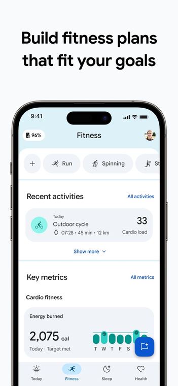 Ảnh chụp màn hình Fitbit 1