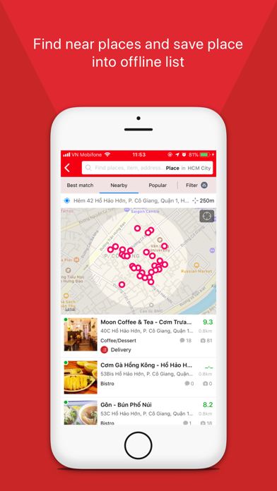 Ảnh chụp màn hình Foody - Find, Reserve, Deliver 2