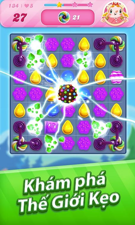 Ảnh chụp màn hình Candy Crush Saga 1