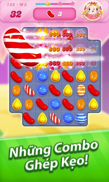 Ảnh chụp màn hình Candy Crush Saga 2