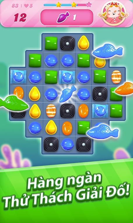 Ảnh chụp màn hình Candy Crush Saga 3