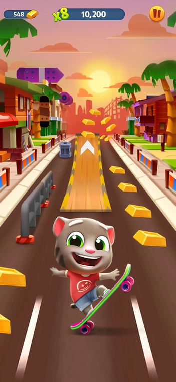 Ảnh chụp màn hình Talking Tom Gold Run 1