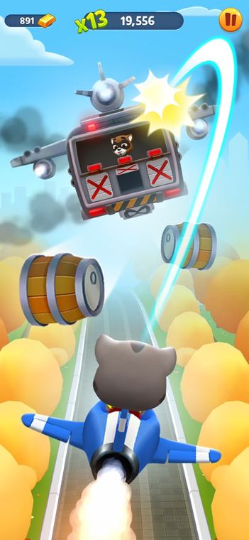 Ảnh chụp màn hình Talking Tom Gold Run 3