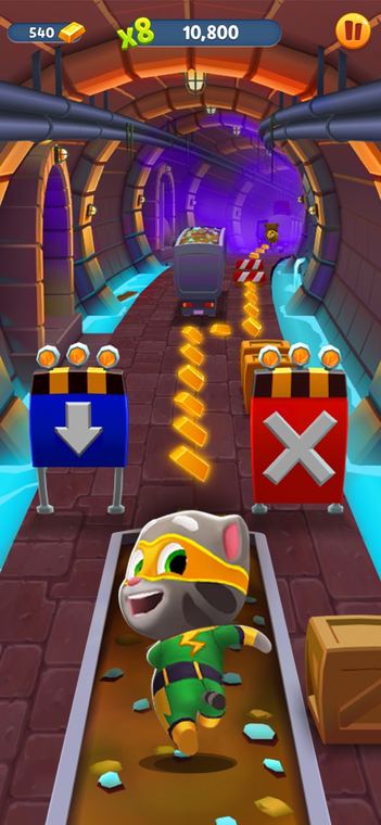 Ảnh chụp màn hình Talking Tom Gold Run 4