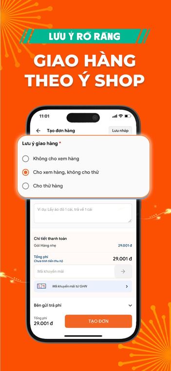 Ảnh chụp màn hình GHN (Giao Hàng Nhanh) 4