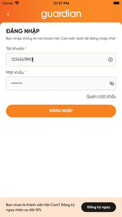 Ảnh chụp màn hình Guardian VN 3