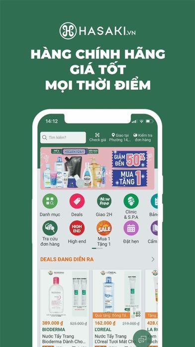 Ảnh chụp màn hình Hasaki.vn 1