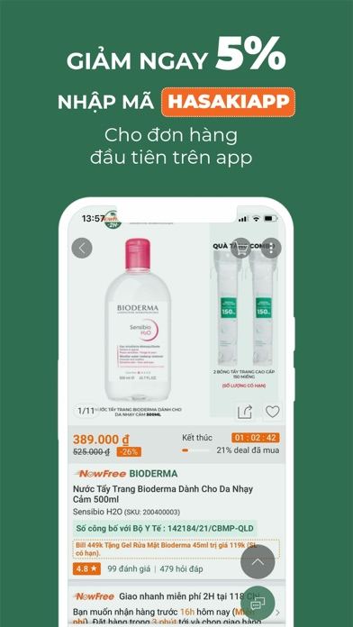 Ảnh chụp màn hình Hasaki.vn 3