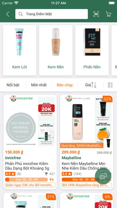 Ảnh chụp màn hình Hasaki.vn 4