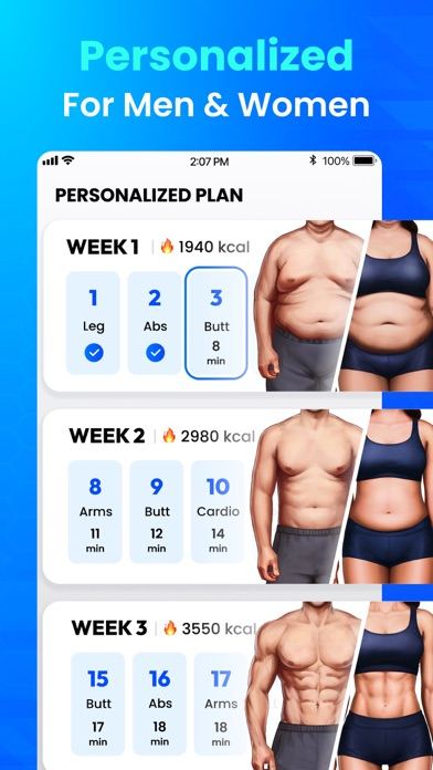 Ảnh chụp màn hình Home Workout - No Equipment 2