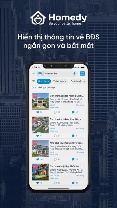 Ảnh chụp màn hình Bất động sản Homedy 3