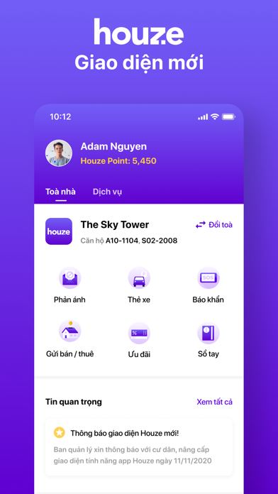 Ảnh chụp màn hình Houze Resident 1