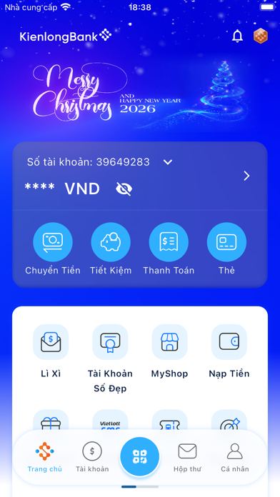 Ảnh chụp màn hình KienlongBank 1