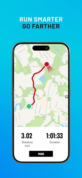 Ảnh chụp màn hình Map My Run 1
