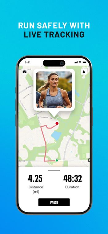 Ảnh chụp màn hình Map My Run 3