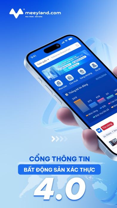 Ảnh chụp màn hình Meeyland.com: Bất động sản 4.0 1