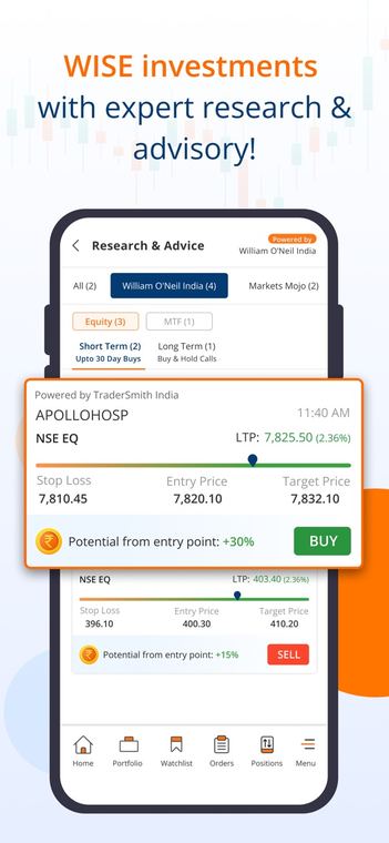 Ảnh chụp màn hình mStock by Mirae Asset: F&O, MF 3