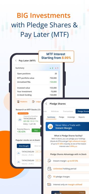 Ảnh chụp màn hình mStock by Mirae Asset: F&O, MF 4