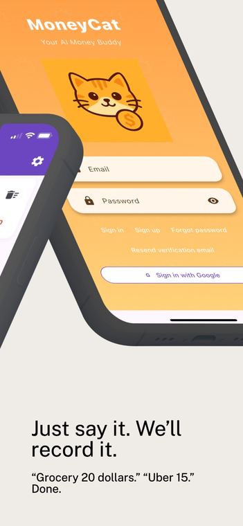 Ảnh chụp màn hình MoneyCat AI 2