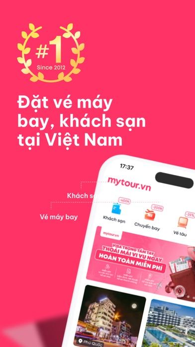 Ảnh chụp màn hình Mytour: Khách sạn, Chuyến bay 1