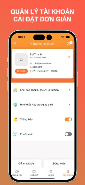 Ảnh chụp màn hình Ngan Luong Wallet 4