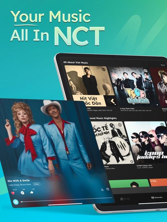 Ảnh chụp màn hình NCT - NhacCuaTui Nghe MP3 1