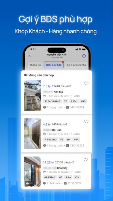 Ảnh chụp màn hình OneHousing App for Agent 3