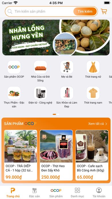 Ảnh chụp màn hình PostMart: Sàn đặc sản Việt 1