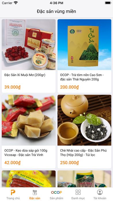 Ảnh chụp màn hình PostMart: Sàn đặc sản Việt 4