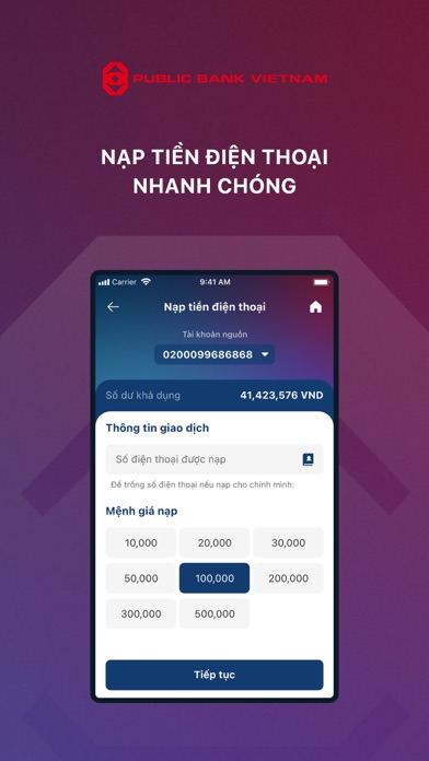 Ảnh chụp màn hình Public Bank 3
