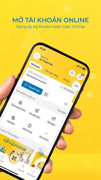 Ảnh chụp màn hình PVcomBank 2