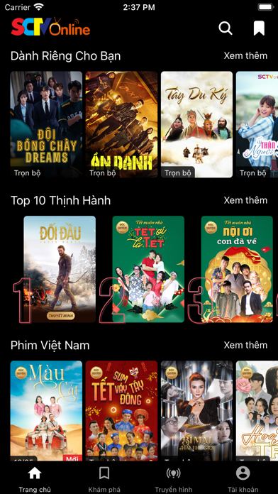 Ảnh chụp màn hình SCTV 2