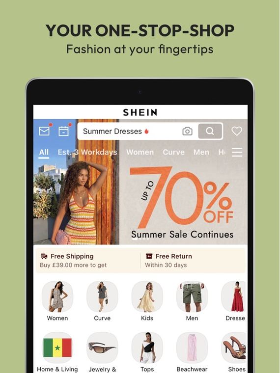 Ảnh chụp màn hình SHEIN-Shopping Online 2