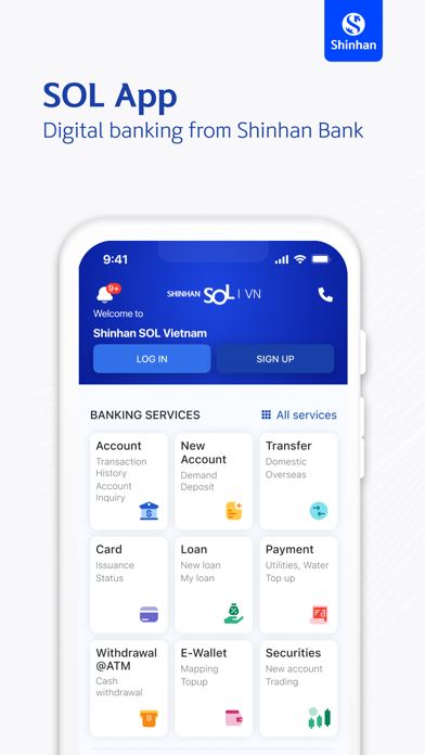 Ảnh chụp màn hình Shinhan Bank 1