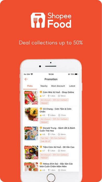 Ảnh chụp màn hình ShopeeFood 3