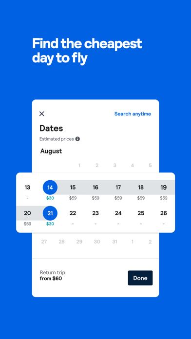 Ảnh chụp màn hình Skyscanner Flights & Travel 2