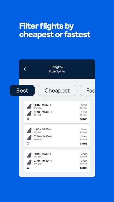 Ảnh chụp màn hình Skyscanner Flights & Travel 4